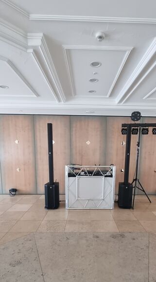 DJ Setup für Hochzeit in Augsburg von DJ Blacksmith