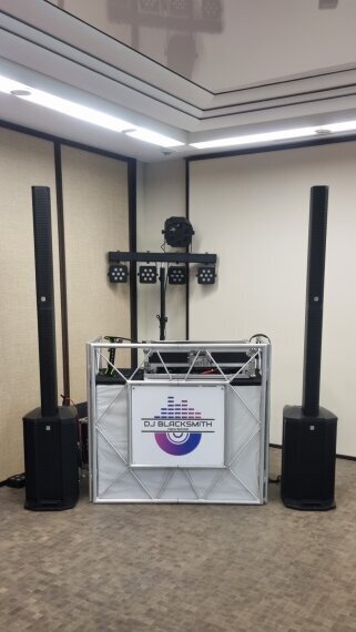 DJ Blacksmith Setup für Hochzeit im Parkhotel Adelsried